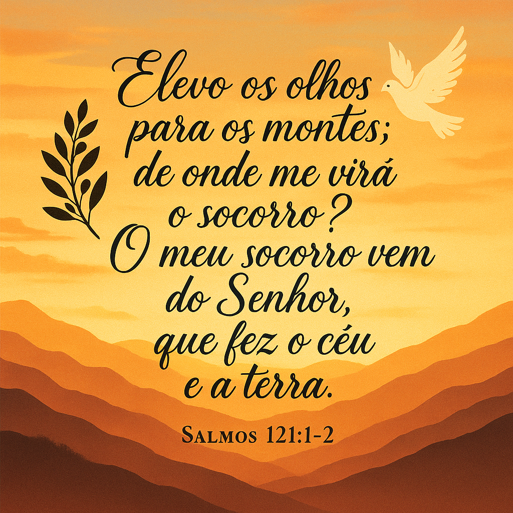 Versículos inspiradores e frases de sabedoria bíblica para superar desafios em paisagem serena