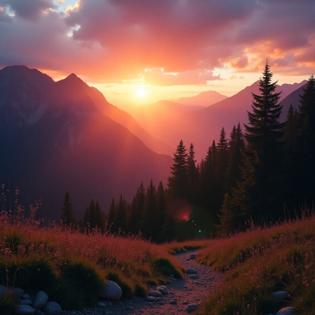 Nascer do sol inspiracional representando esperança e frases de Deus para começar o dia