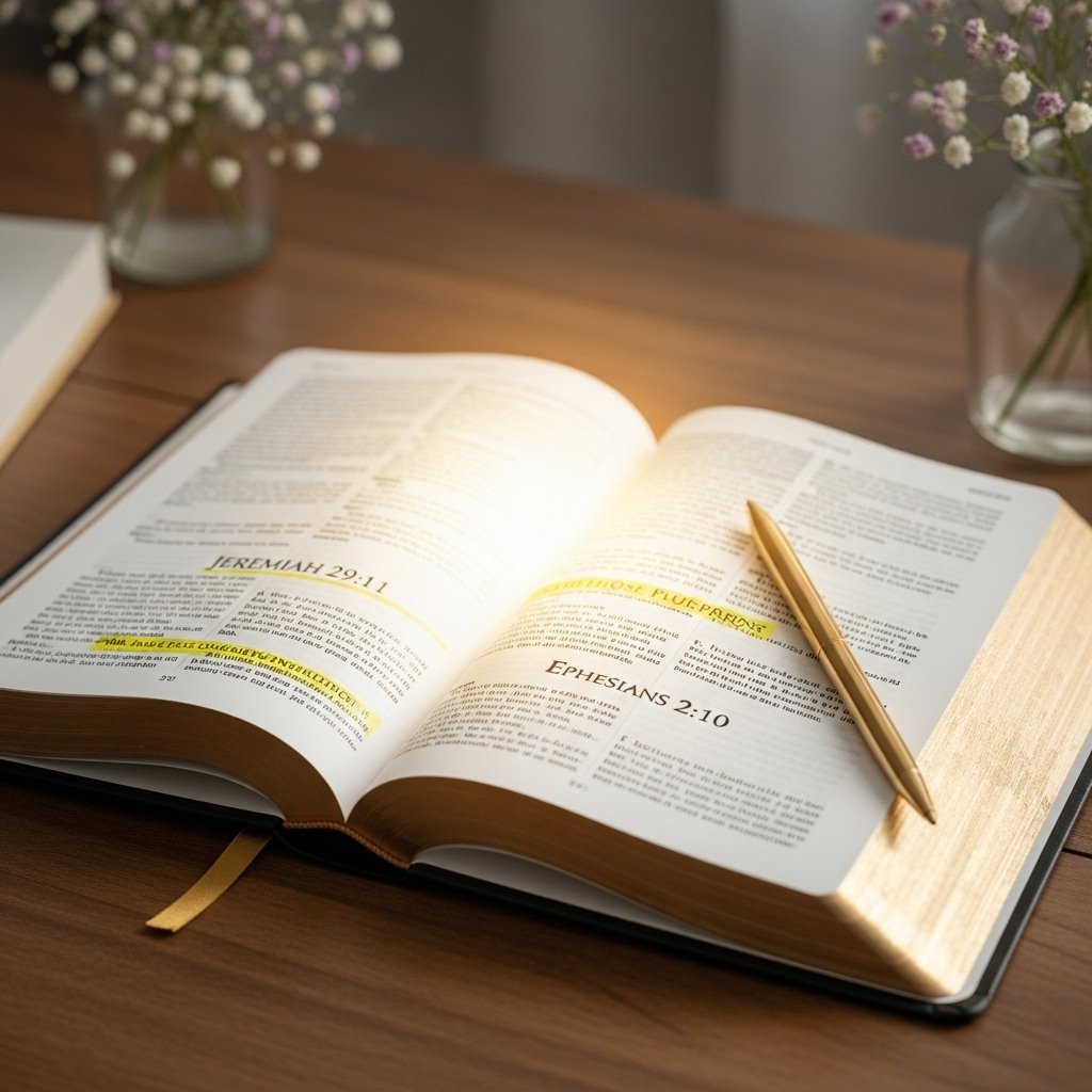 Como viver com propósito segundo a Bíblia - versículos sobre chamado divino