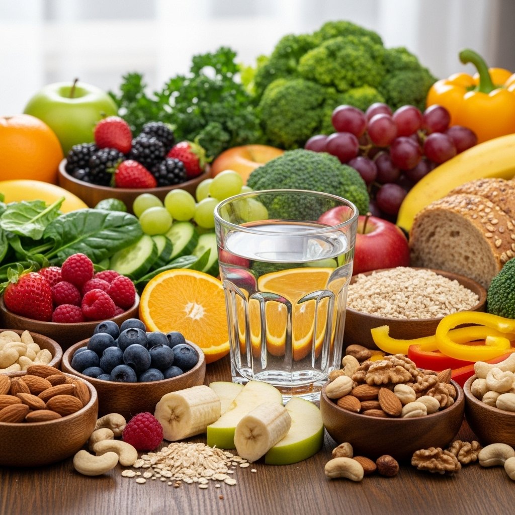 Cardápio de alimentos permitidos no Jejum de Daniel 21 dias com frutas, vegetais e grãos