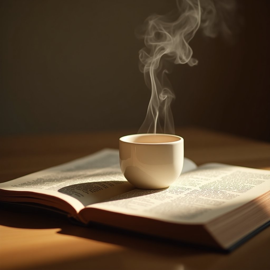 Espaço sagrado para silenciar a mente com Deus através da leitura bíblica meditativa
