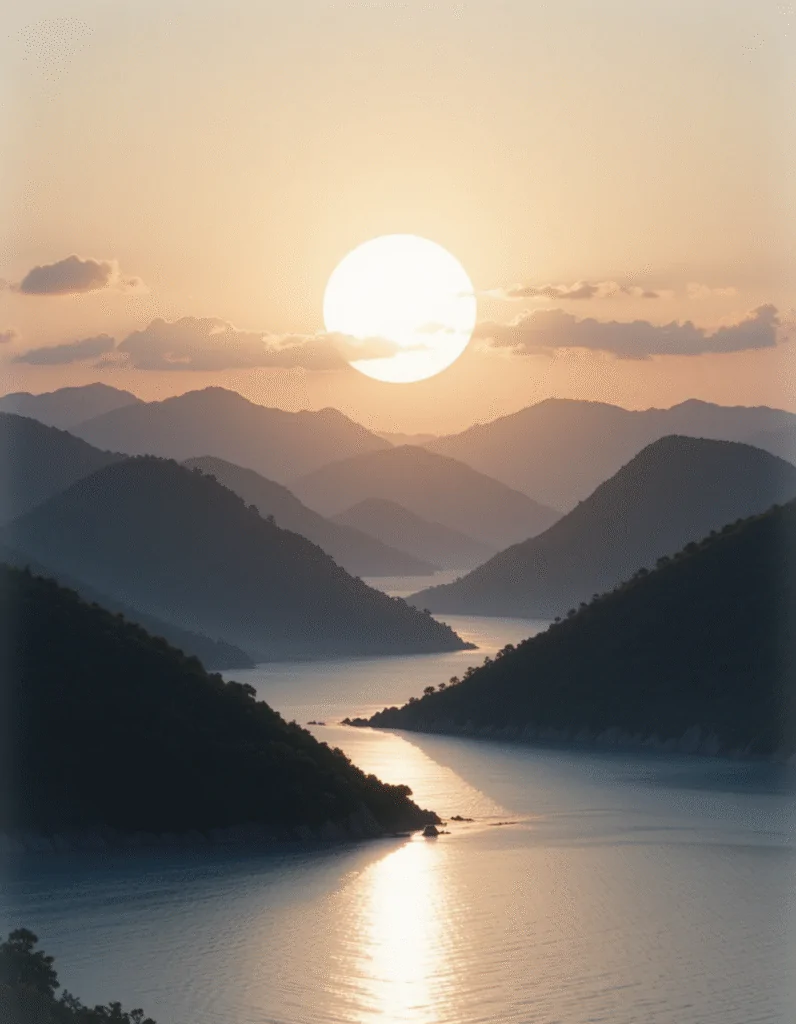 Nascer do sol inspirador para frases cristãs curtas para WhatsApp com mensagem de esperança